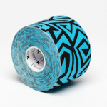 SIXTUS Kinesio Tape Tejp Wzór 5cm x 5m niebiesko czarny