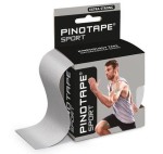 PINOTAPE Sport taśma kinesio 5cm x 5m srebrny