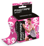 PINOTAPE Sport taśma kinesio 5cm x 5m czaszki róż