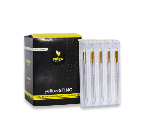 yellow-sport-igly-do-suchego-iglowania-z-prowadnica-030-x-30mm-nowoczesnysport.png
