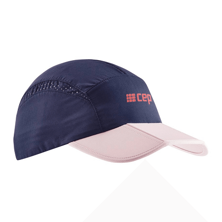 cep-czapka-z-daszkiem-do-biegania-CEP-unisex-granatowa-nowoczesnysport.png