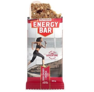 NUTREND ENERGY BAR 60G BATON ENERGETYCZNY WIŚNIA I POMARAŃCZA