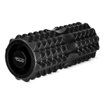 4Fizjo wałek do masażu z wypustkami roller EVA 33 cm czarny