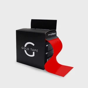  Gold Tape taśma kinesio do tapingu 5cm x 5m czerwony