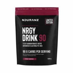 NDURANZ NRGY DRINK 90 1200G OWOCE LEŚNE (LIMITED) - NAPÓJ WYSOKO WĘGLOWODANOWY Z ELEKTROLITAMI 