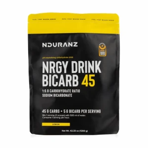 NDURANZ NRGY DRINK BICARB 45 1200G CYTRYNA NAPÓJ WĘGLOWODANOWY Z WODOROWĘGLANEM SODU 