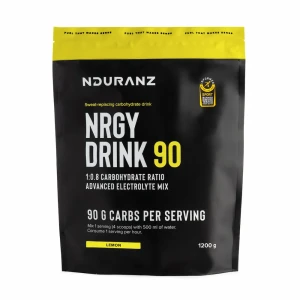 NDURANZ NRGY DRINK 90 1200G CYTRYNA - NAPÓJ WĘGLOWODANOWY Z ELEKTROLITAMI 