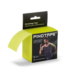 PINOTAPE Sport taśma kinesio 5cm x 5m neonowy żółty